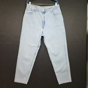 Vintage 01' Levi's 550 Relaxed Fit Tapered Leg Size 16 Light Wash